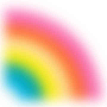 Servilletas en forma de arcoíris - Paquete de 16
