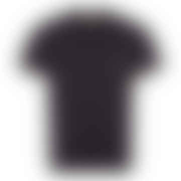 Maglietta tascabile di tricolor nera