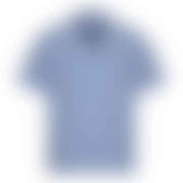 Short Sleeve Blue Summer Check Road Shirt