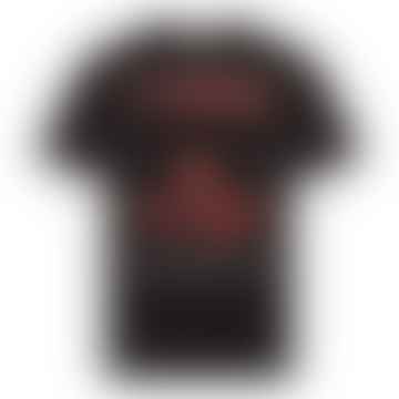 Black Icon Face Printed T Shirt 