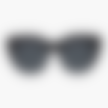 Polarized Air Heart Black Cat Eye Sunglasses
