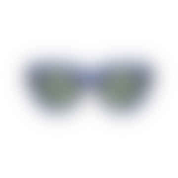 Lilly Sunglasses In Dark Blue Transparent