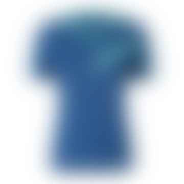T-shirt Way Donna Deep Blue/care Blue