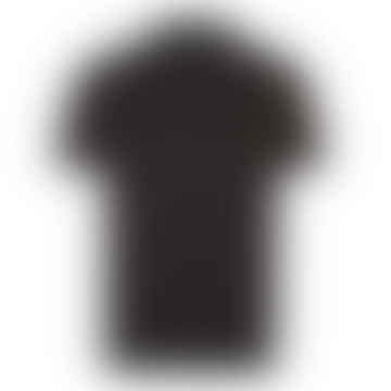 Custom Slim Fit Zip Polo Shirt - Black