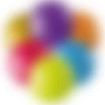 Ballons couleurs pop multi-couleurs 48 cm - 6 pièces