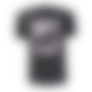 T-Shirt-Muster-Logo Uomo schwarz