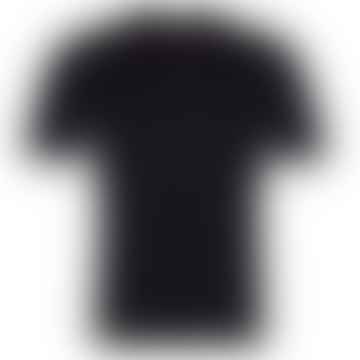 Navy Lorca Welted Short Sleeve T Shirt
