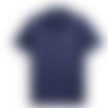 Navy Blue Soft Cotton Custom Slim Fit Polo Shirt