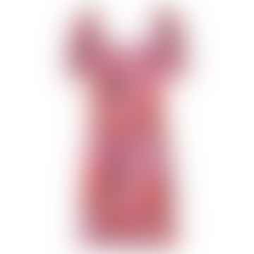 Pink Marmor Midi Kleid