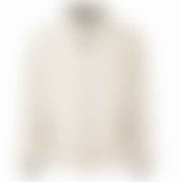 Light Grey Nylon Harrington Jacket