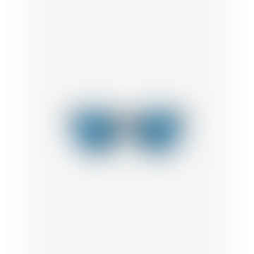 Sunglasses Blue Tortoise Blue Mirror Lens #E