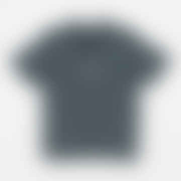 Block Stripe Short Sleeve T-shirt in Forest Green