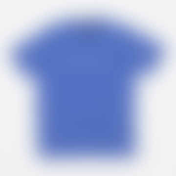 Kleidungsfärbchen-Quecksilber-T-Shirt in Irisblau