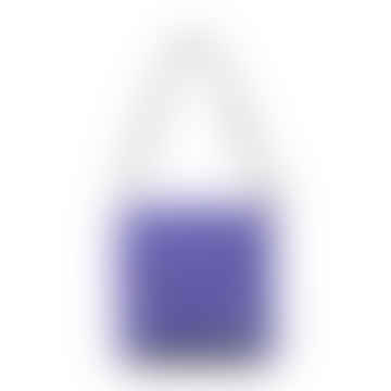 Roka Cross Body Shoulder Bag Kennington B Medium In Recycled Sustainable Nylon Peri Purple