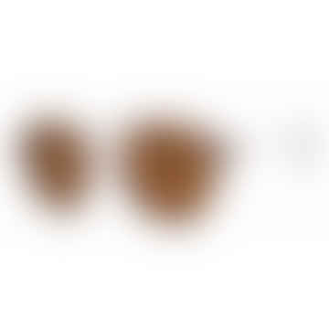 Muffins-Sonnenbrille in Schildpattoptik in Grau
