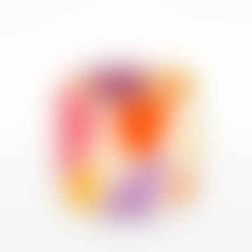 Klobiger Farbchip-Blumentopf – mittelgroß