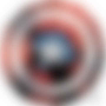 Globo Supershape de papel de aluminio con el escudo del Capitán América de los Vengadores n.° 34841