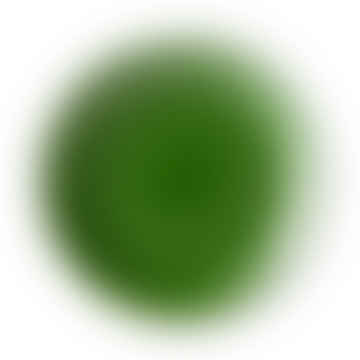 Las esmeraldas: placa lateral de cerámica verde acanalado (juego de 2)