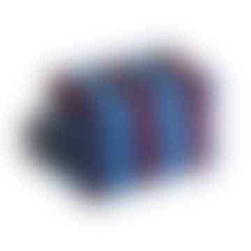 Blue Harry Berry Stripe Cube Washbag