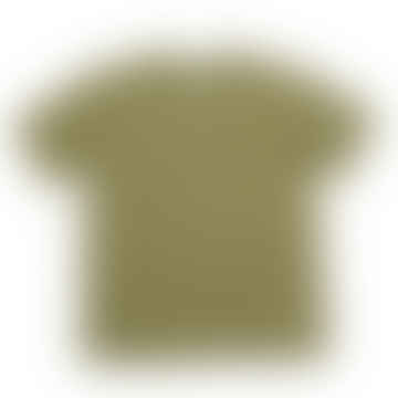 Camiseta de emisión del gobierno de oliva