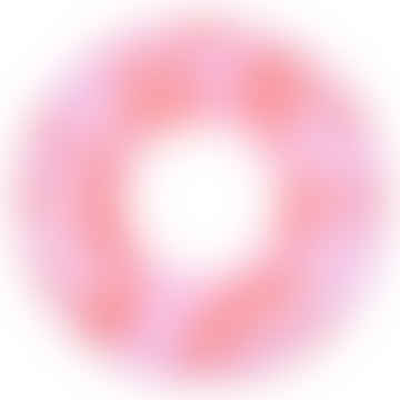 Anillo de natación de 90 cm inflable - océano rosa
