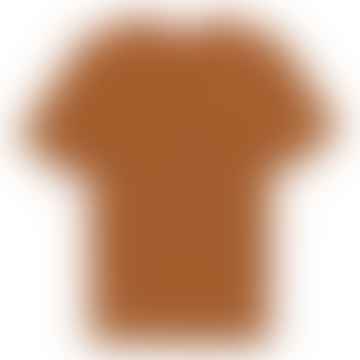 T -shirt in cotone egiziano - zenzero smaltato