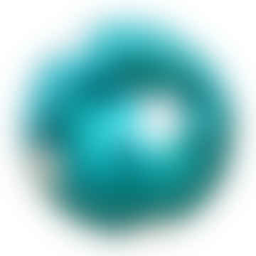 Ballon bleu de 30 cm avec des étoiles en argent
