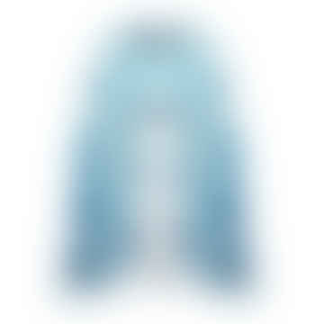 Capa de vestuario cósmico con lentejuelas azules y blancas
