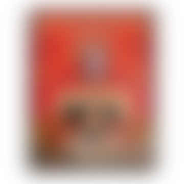 Dekorationsblatt 'englisches Wohnzimmer' - 70x50 cm / rote Farbe