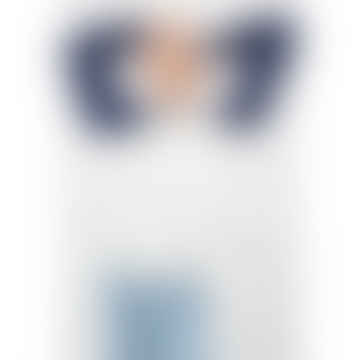 Lily Raglan Long Sleeve Top T Shirt Dark Ocean Navy White