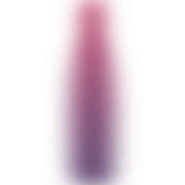 Botella de agua fucsia de gradiente de color púrpura 500ml