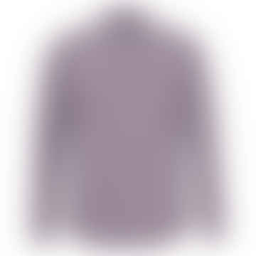 Chemise à bouton biologique Haze violet
