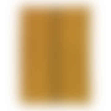 Moutarde jaune «Métis» Stripe Line / Cotton Blend Tael, 50 x 70 cm