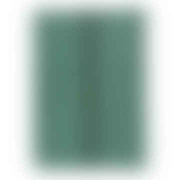 Herb Green 'Metis' Stripe Line / Cotton Blend Tea Teael, 50 x 70 cm