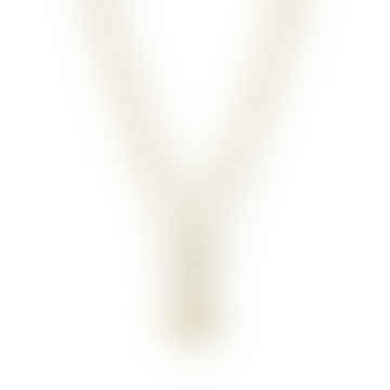 Linetta Halskette - Gold & Weiß