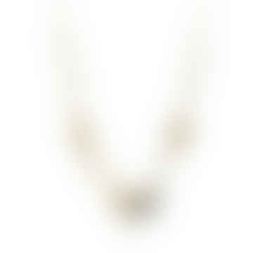 Collar de oliva - perlas Labradorite