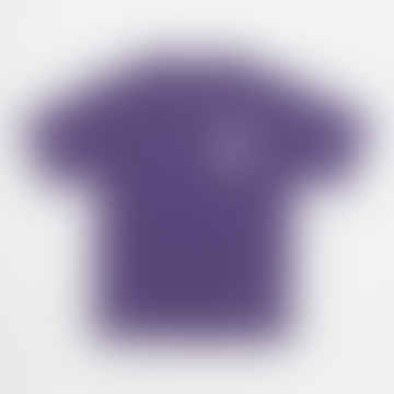 Camiseta de logotipo gráfico de jardín en púrpura