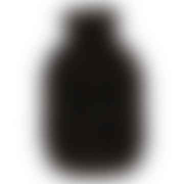 Schwarzer Kunstschaffellwolken Luxus Kunstfell heißes Wasserflasche