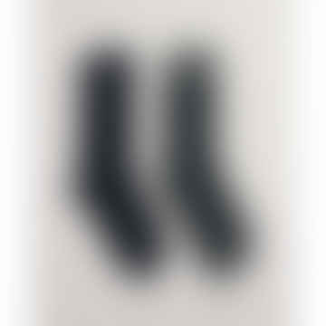 - Charcoal Melange 2-pack Barstripe & Solid Socks 9960261 090