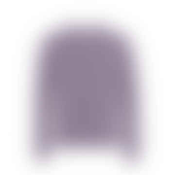 Purple Haze Klassischer Rundhalspullover aus Merinowolle