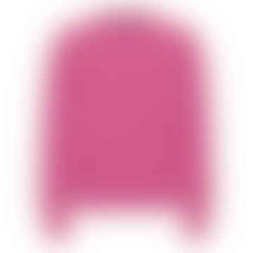 Bubblegum Pink Oversized Merino Wool Crew Jumper