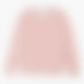 Verblasste rosa Baumwolle Terry Sweatshirt