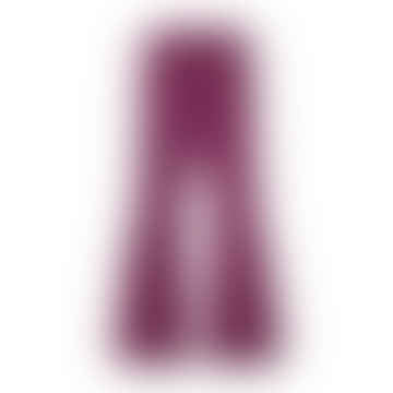 Pantalon de zèbre à cœur évasé en tricoté violet