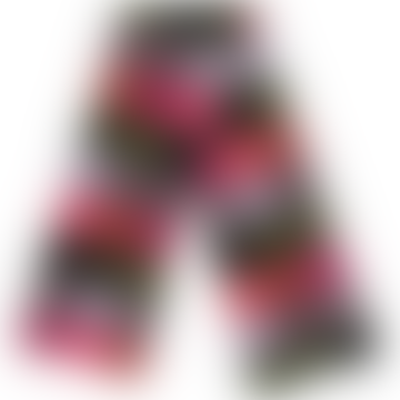Grand écharpe brossée - Hibiscus