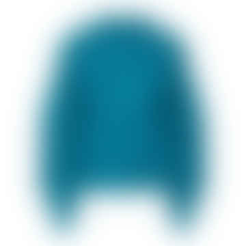 | Lexu LS Knit Pullover - Blu piastrelle