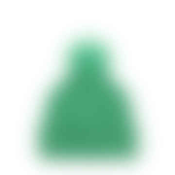 Green Angora Bobble Hat