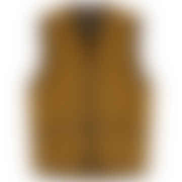 Warm Pile Waistcoat Zip-in Liner Brown