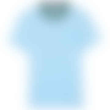 T -shirt di Paris Stretch Pique Th1131 - Panoramica blu