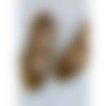 Scarpe Mary Jane in velluto color tabacco