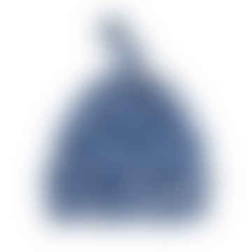 Sombrero de bebé tamaño ajustable nudot azulado azul